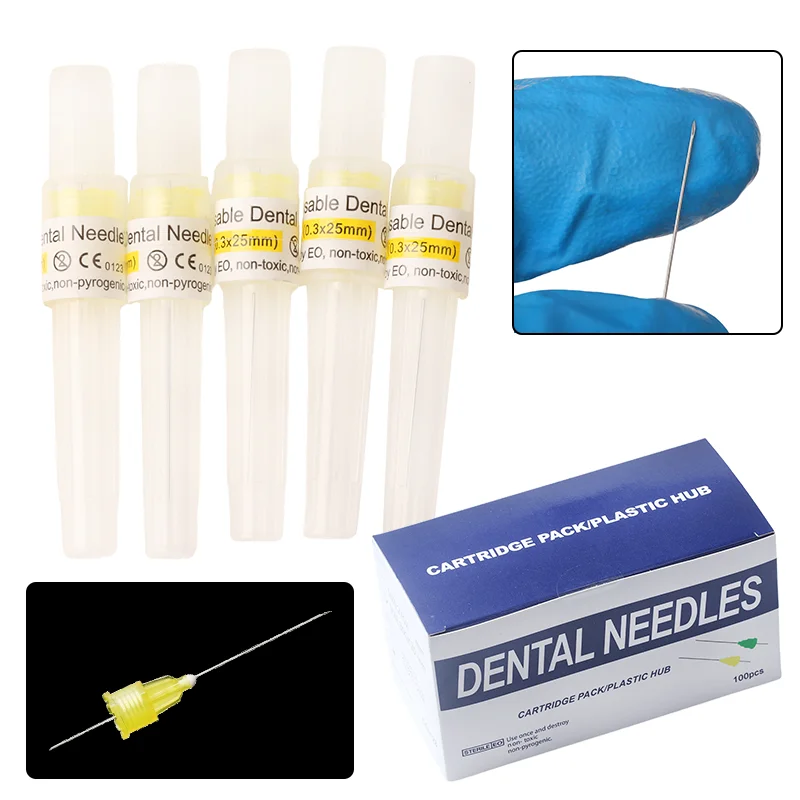 Dental Anesthetic Needle Tips Disposable 30G Steriled Tooth Root Canal Endo Irrigation Syringe Plastic Hub Dentistry Products Dental Anesthetic Needle Tips Disposable 30G Steriled Tooth Root Canal Endo Irrigation Syringe Plastic Hub Dentistry Products